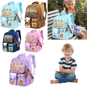 Kids Multi Pocket Oxford Cloth Backpack